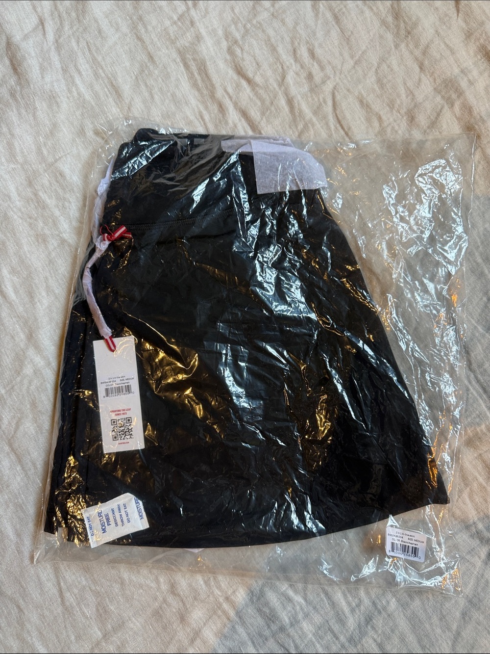 Women’s Black A-Line Skirt with Elastic Waist